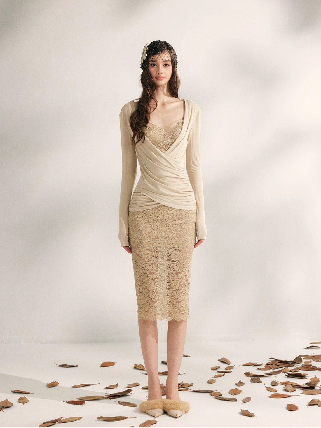 Autumn Tea Modal Knit Blouse