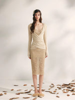 Autumn Tea Modal Knit Blouse