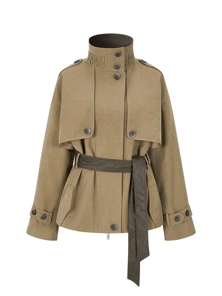 Contrast Panel Utility Jacket