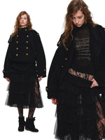 Napoleon Double Breasted Tweed Coat