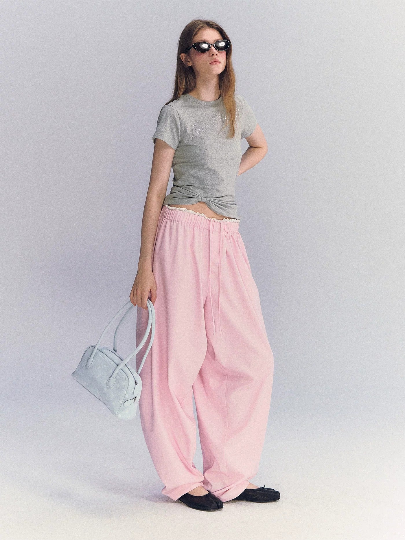 Lace Balloon Pants