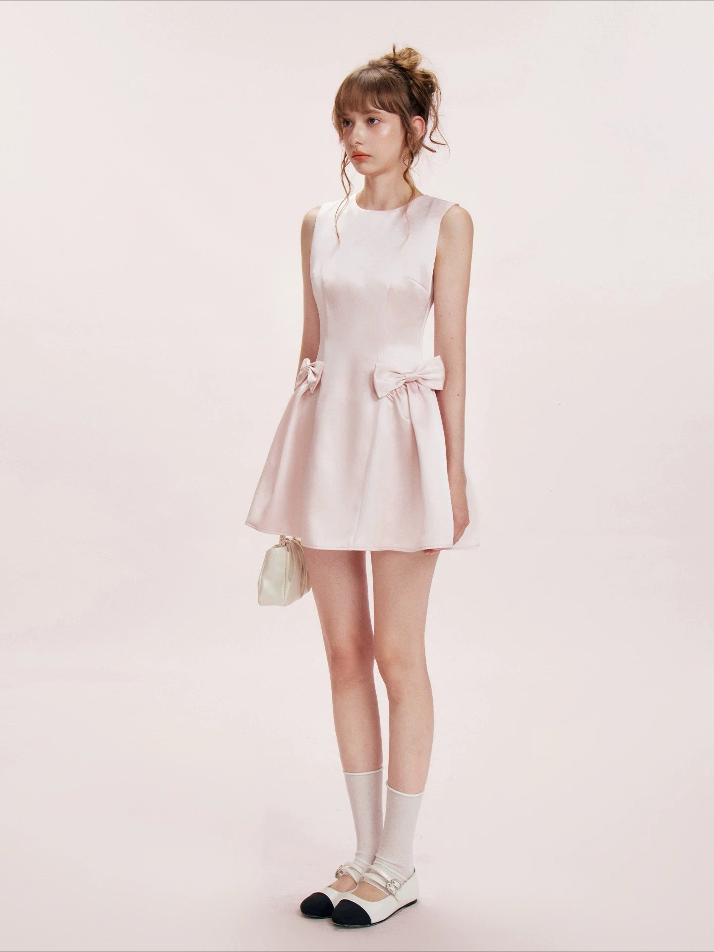 Satin Bow Dress