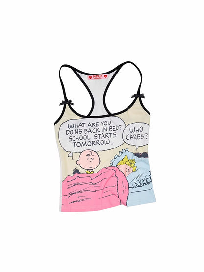Snoopy Printed Tank Top