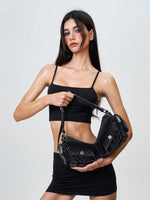 Compass Hips Denim Short Bag