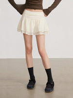 Pleated A Line Skirt