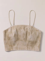 Vintage Storm Fade Dye Long Camisole Fading Desert