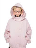 Academy Button Cropped Hoodie