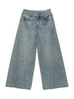 Washed Vintage Wide-Leg Jeans