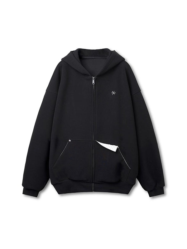 Black Wilderness Hoodie Jacket
