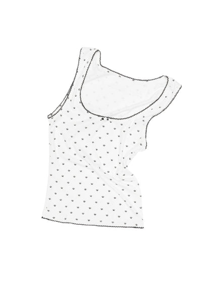 Cat Paw Lace Back Top &amp; Skirt Set
