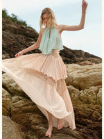 Laguna Lace Halter Maxi Dress