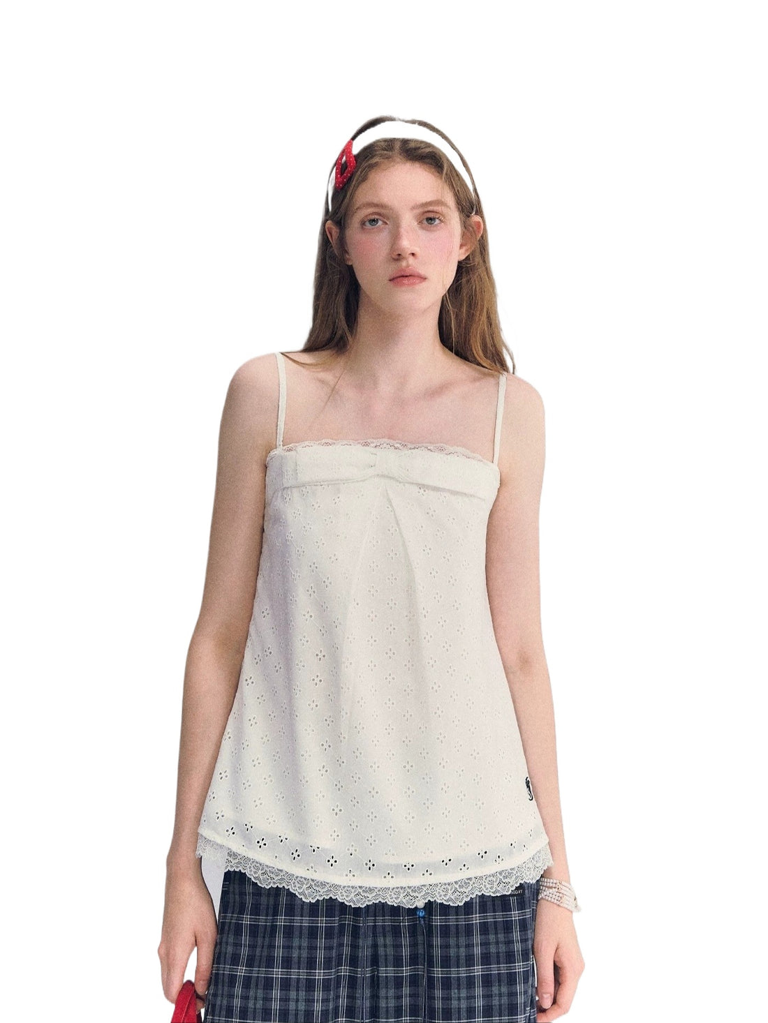 Lace Bow Cami Top