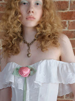 Rose Jacquard Bustier