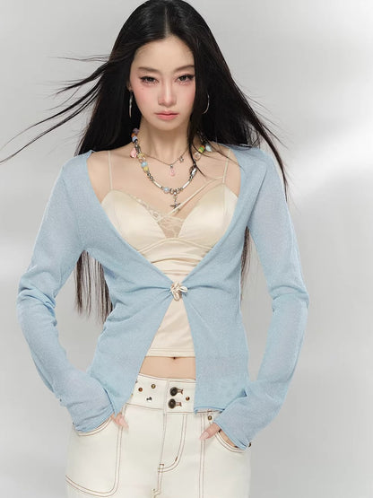 Shimmer Knit Cardigan