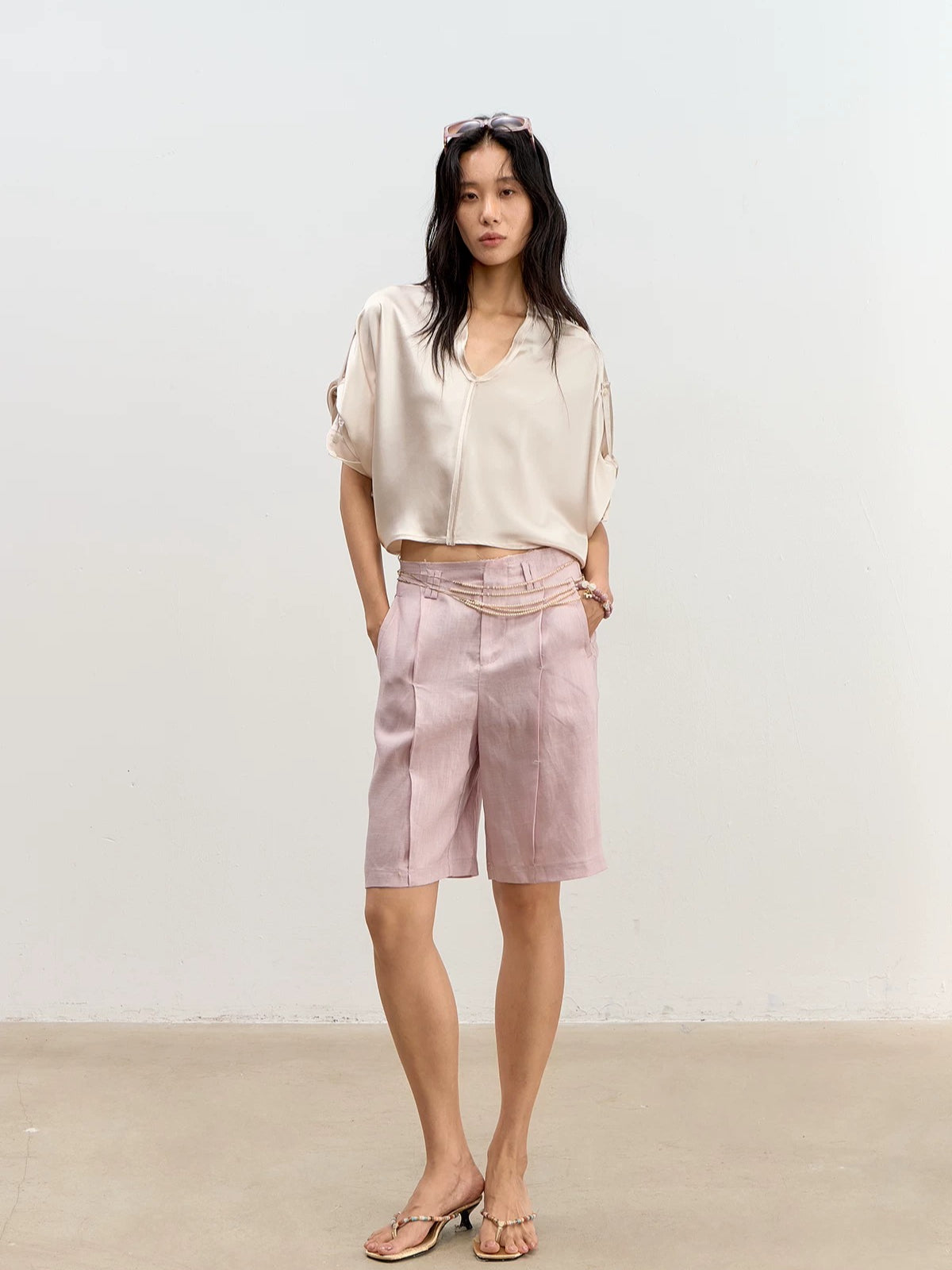 Acetate Satin Blouse