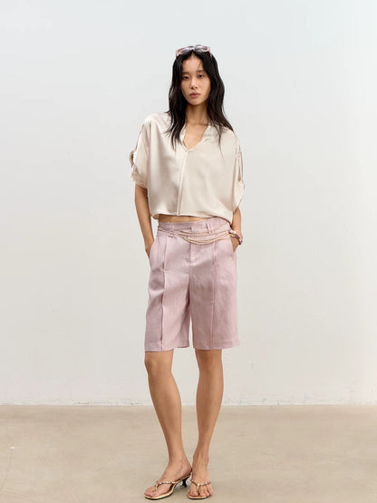 Acetate Satin Blouse