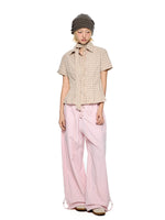 Ruched Wide Leg Pants