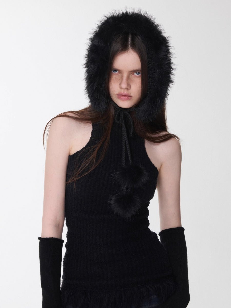 Reversible Eco-friendly Fleece Pom-pom Ear Muffs