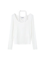 Polka Dot Layered Contrast Tee Set