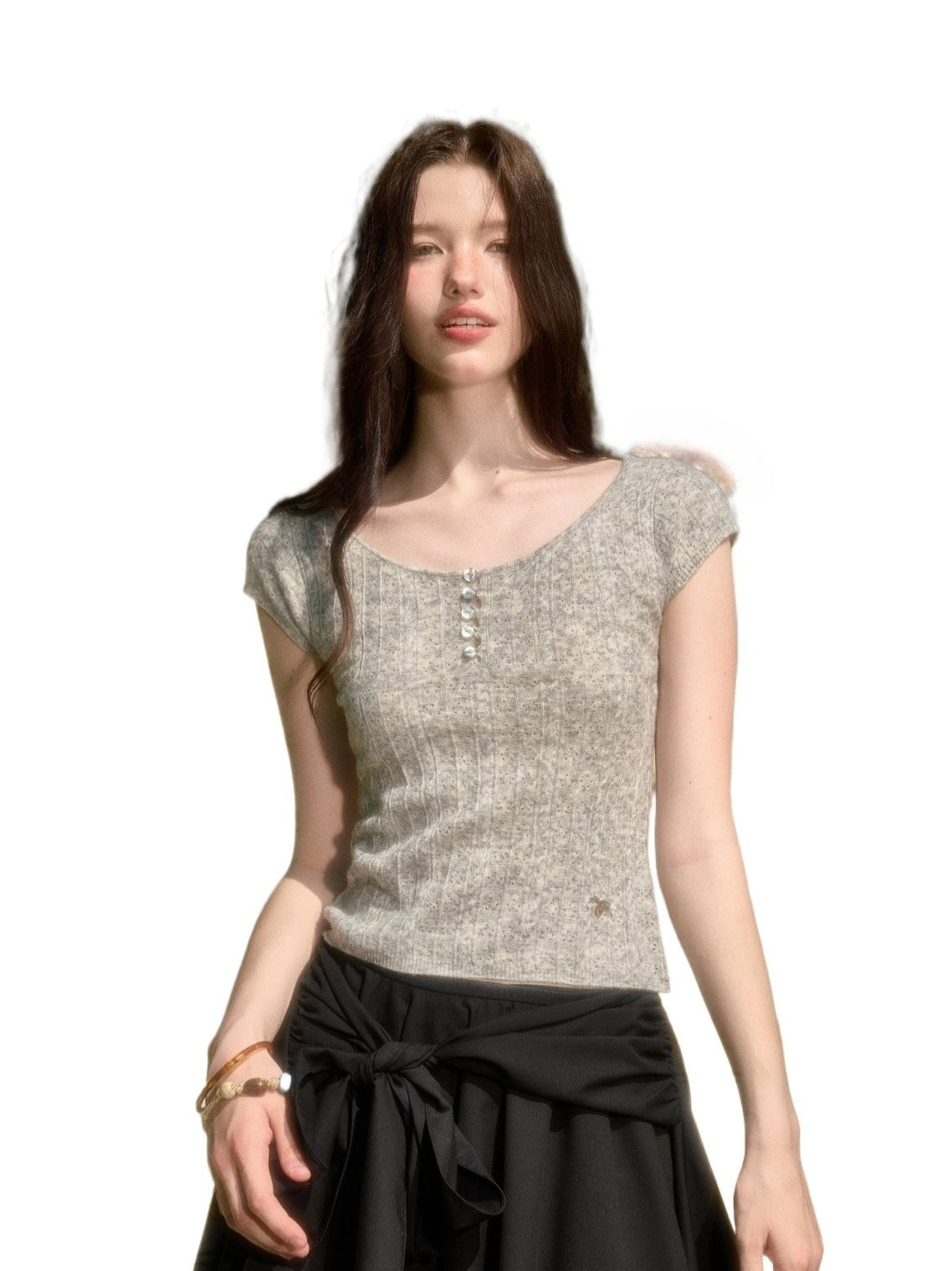 Wool Knit Top
