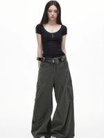 Rivet V Neck Tee