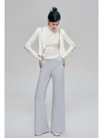 V Waist Straight Pants