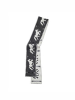 Fair Isle Pony Jacquard Knit Scarf