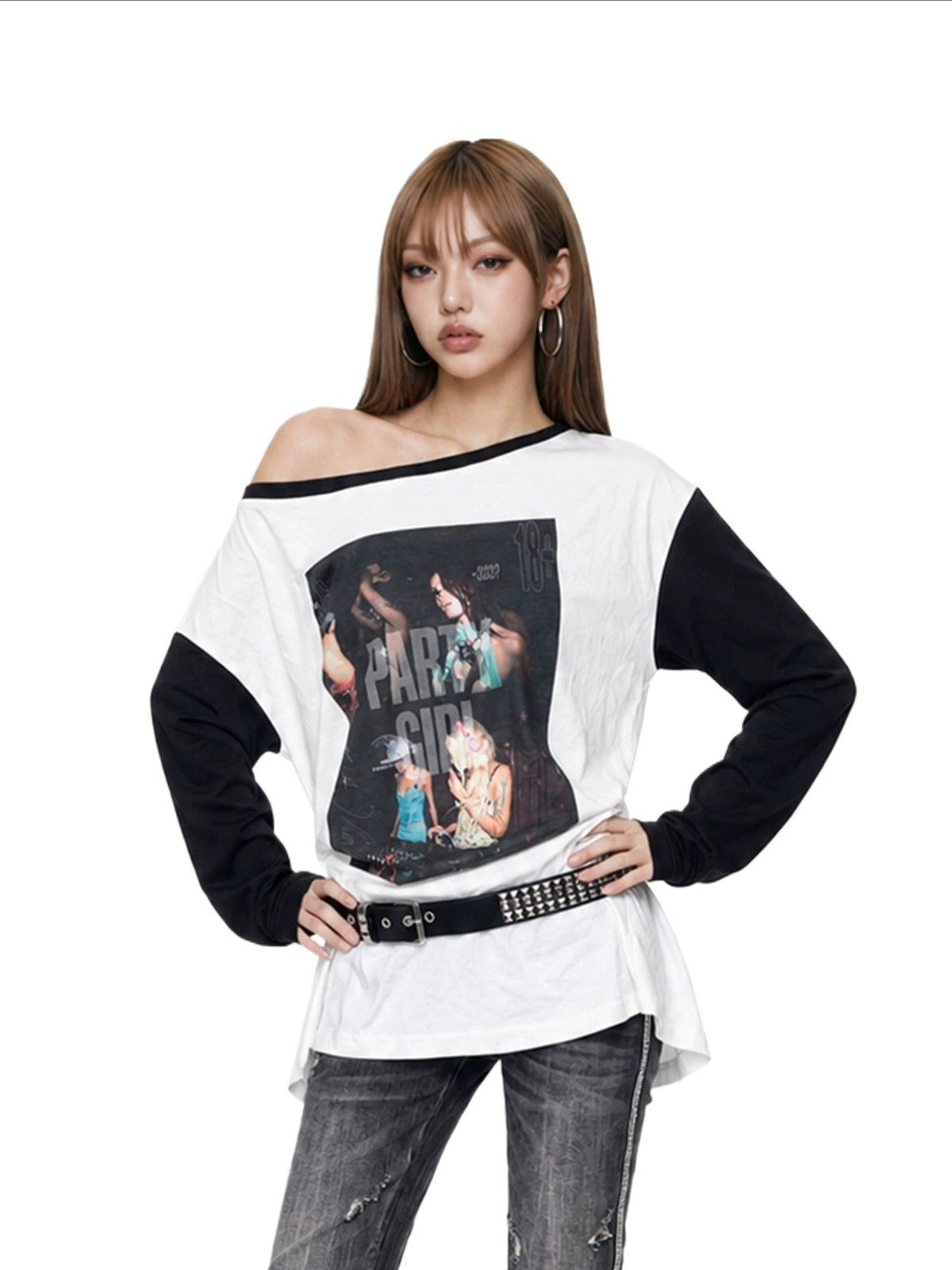 Asymmetric Backless T-Shirt