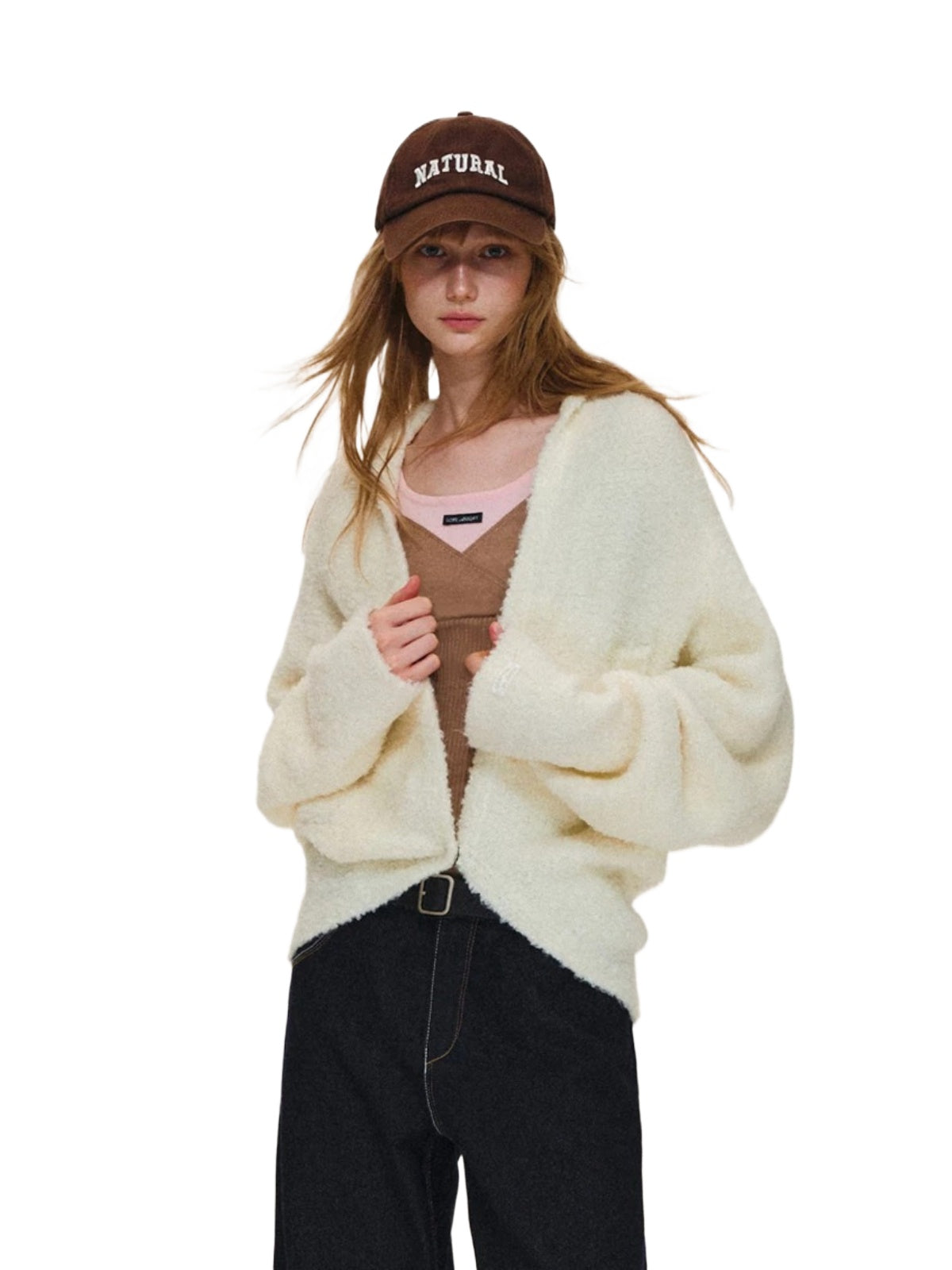 Soft Boucle Batwing Cocoon Cardigan
