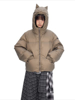 Cat Ear Down Jacket