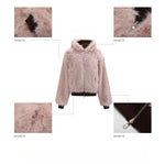 Brown Reversible Faux-Fur Jacket