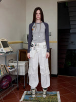 Embroidered Jacquard Utility Belt Bag
