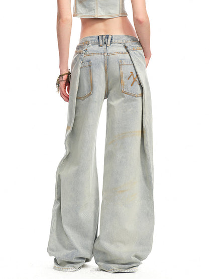 Washed Reversed - Pocket Jeans