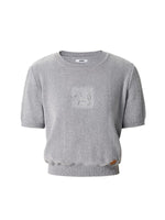 Pony Knit Cropped Tee