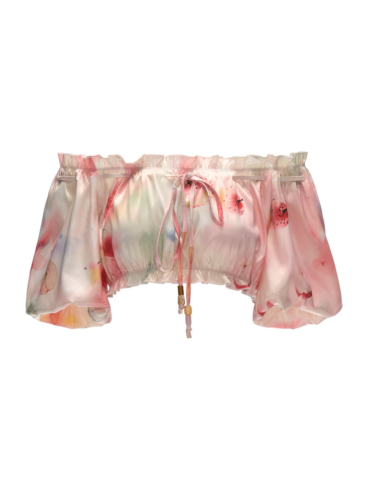 Watercolor Fruit Puff Sleeve Set