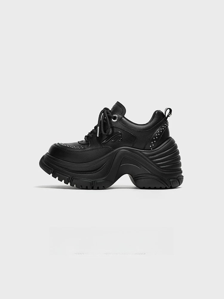 Black Clunky Sneaker