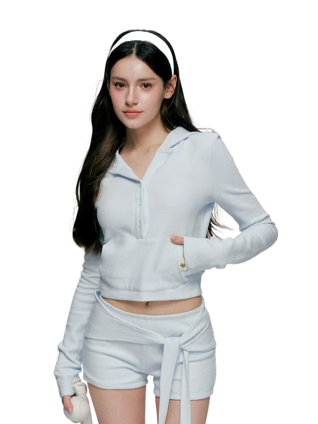 Waffle Hoodie Set