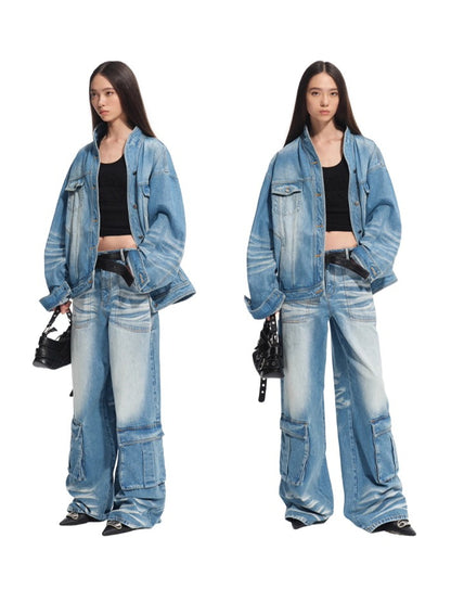 Lynx Washed Denim Jacket