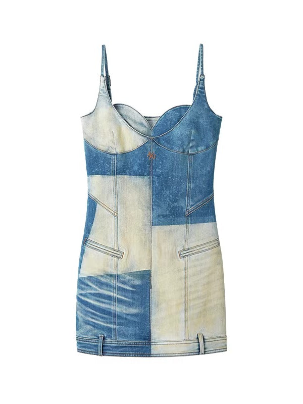 Equestrian Patchwork Dress