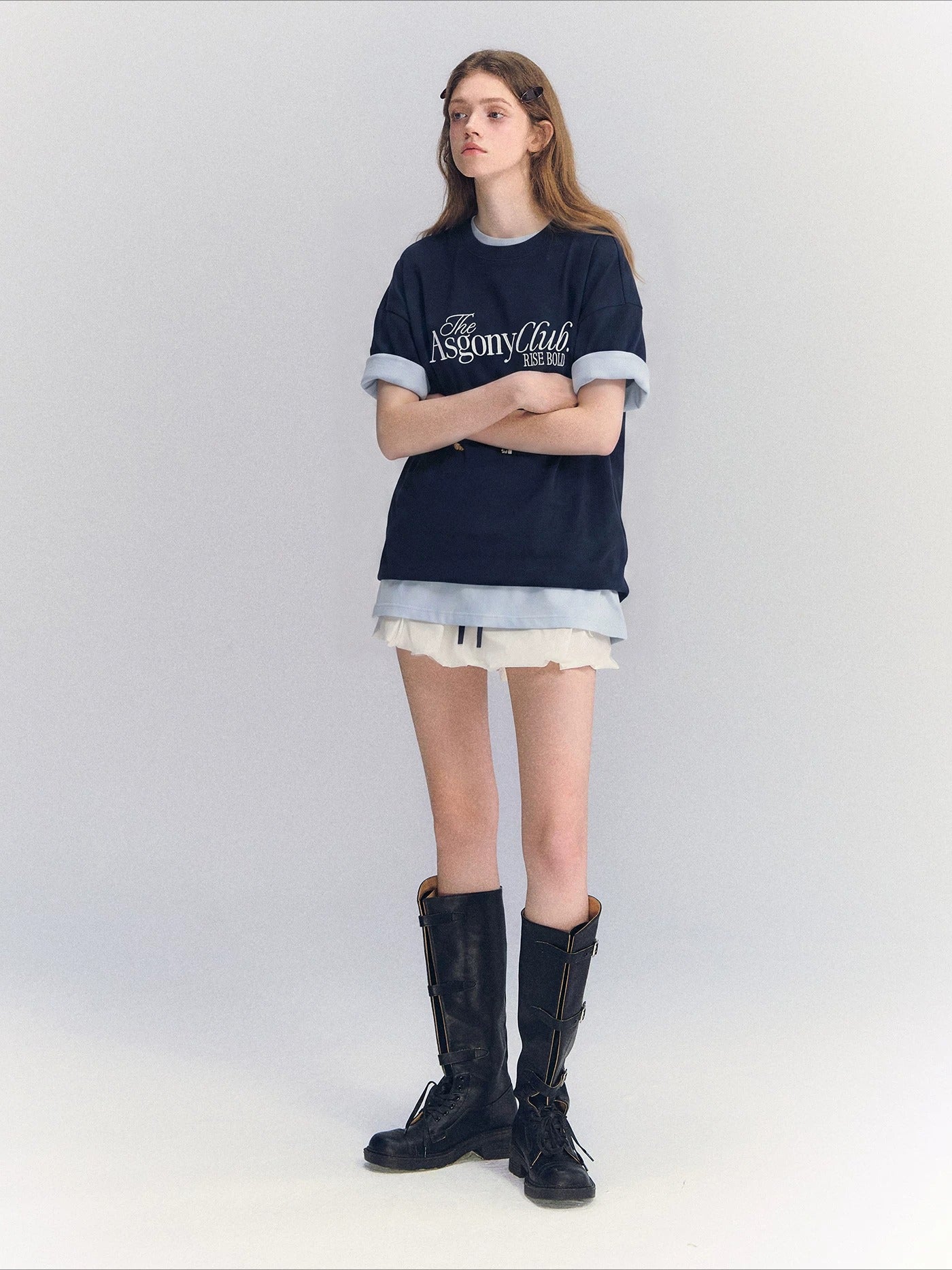 Embroidered Letter Tee