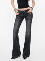 Y2K Low Rise Gradient Flare Jeans