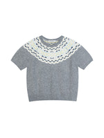 Fair Isle Cardigan & Sweater Set
