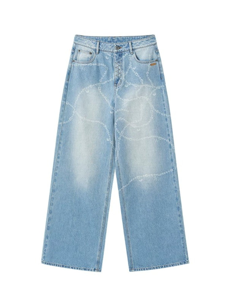 Beverly Wide Denim Pants