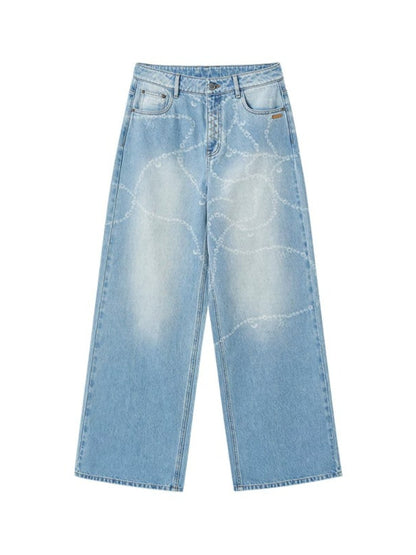 Beverly Wide Denim Pants