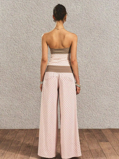 Pink Polka Dot Set