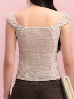 Polka Dot Square Top