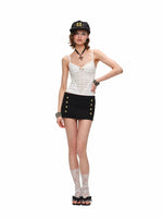 Rose Jacquard V-Neck Camisole