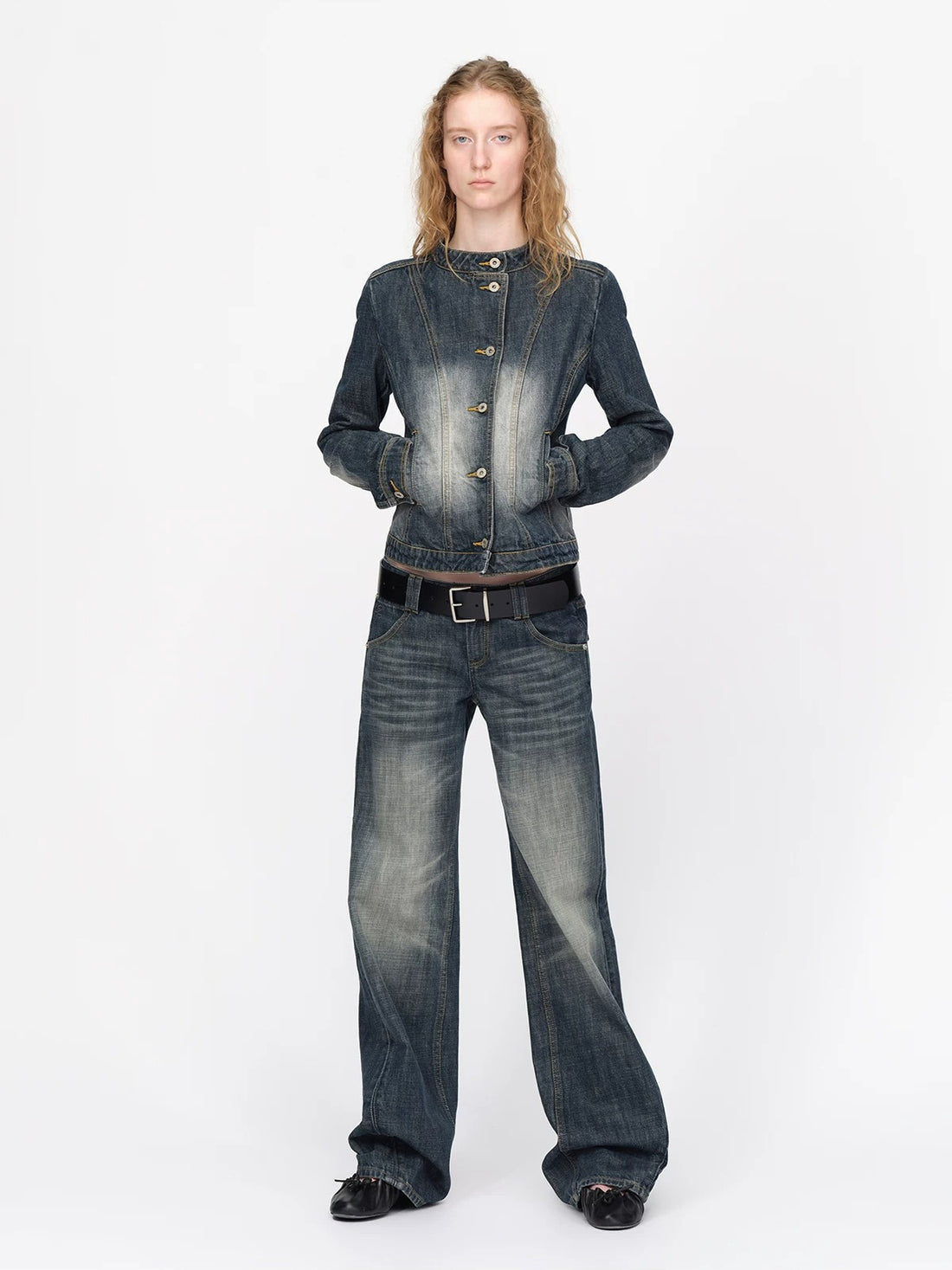 Vintage Wave Washed Jeans