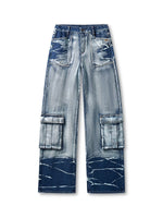 Volcano Cargo Wide-Leg Jeans