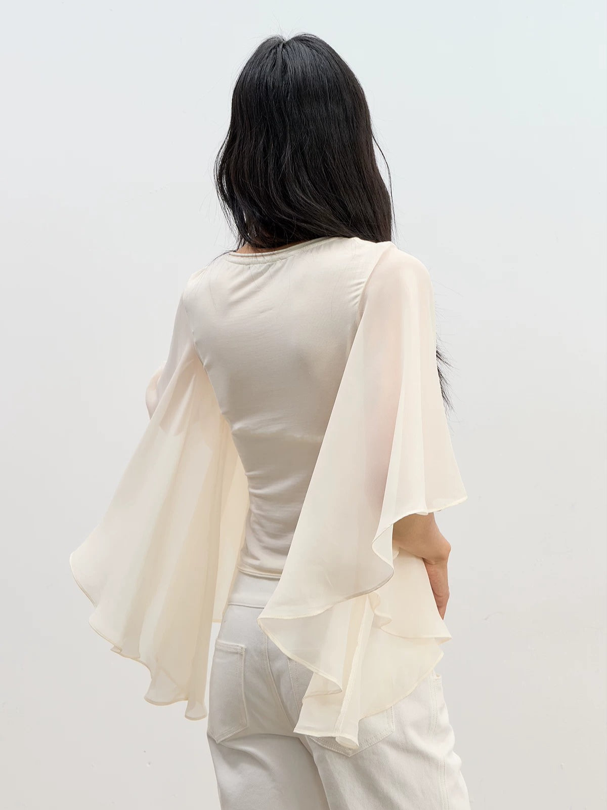 Lyocell V-Neck Top